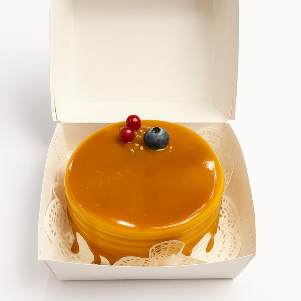 Caramel Lunch Box Cake