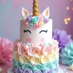 Unicorn theme cake (2kg)